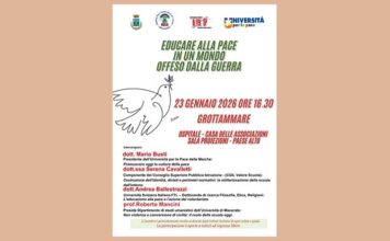 Educazione alla pace e ruolo della scuola, incontro all’Ospitale di Grottammare