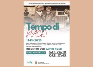 “Tempo di Pace”, a Cupra Marittima un convegno per la Giornata della Memoria