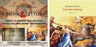 “Cinema & Lettura” al Mercantini di Ripatransone con il romanzo “L’era dei naufragi” e il film “Cineteca”