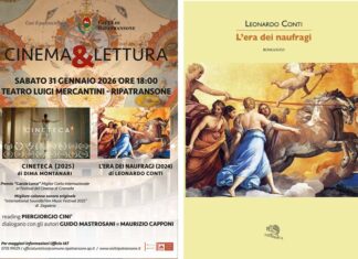 “Cinema & Lettura” al Mercantini di Ripatransone con il romanzo “L’era dei naufragi” e il film “Cineteca”