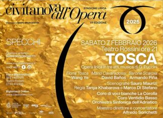 Una “Tosca” inedita al Teatro Rossini: lirica, teatro e cinema s’incontrano a Civitanova Marche