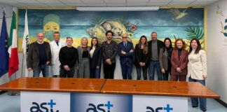 Un murales dalla Fondazione Sambenedettese all’Ospedale di San Benedetto. L’opera è di Davide Calvaresi