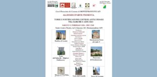 “Torri e fortificazioni tra Marche e Abruzzo”, a Centobuchi il convegno di Alchimie d’Arte