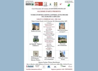 “Torri e fortificazioni tra Marche e Abruzzo”, a Centobuchi il convegno di Alchimie d’Arte