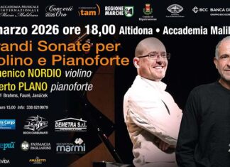 Concerti Oro 2026 alla Malibran di Altidona, apertura con le “Grandi Sonate” di Nordio e Plano