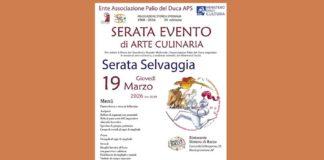 Palio del Duca di Acquaviva: al via la “Serata Selvaggia”, terzo evento di arte culinaria