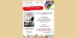 “Le ceneri della Repubblica”, appuntamento il 21 marzo con il libro di Pino Casamassima