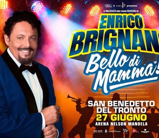 “Bello di mamma!”, Enrico Brignano in scena il 27 giugno all’Arena Mandela di San Benedetto