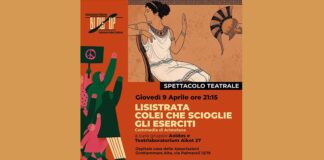 Officina teatrale Aikot 27 e Gruppo Aoidos in scena il 9 aprile con “Lisistrata” a Grottammare