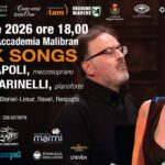 “Folk Songs” all’Accademia Malibran di Altidona con Lucia Napoli e Filippo Farinelli