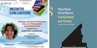 Incontri con l’Autore “Mimmo Minuto”, il Premio Giovane Promessa della Narrativa italiana va a Martina Giordano