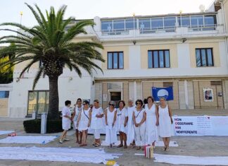 Grottammare: “N.O.M.I.” in piazza Kursaal, contro la strage dei bambini a Gaza