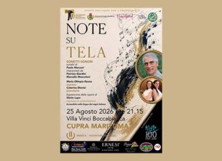 “Note su Tela” a Cupra Marittima: poesia, musica e pittura nella cornice di Villa Vinci Boccabianca